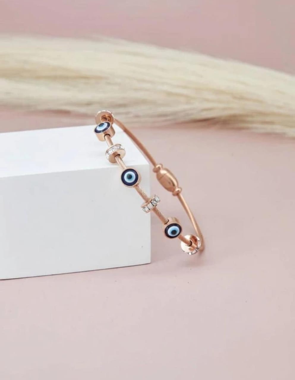 Blue Eye Chain Bracelet